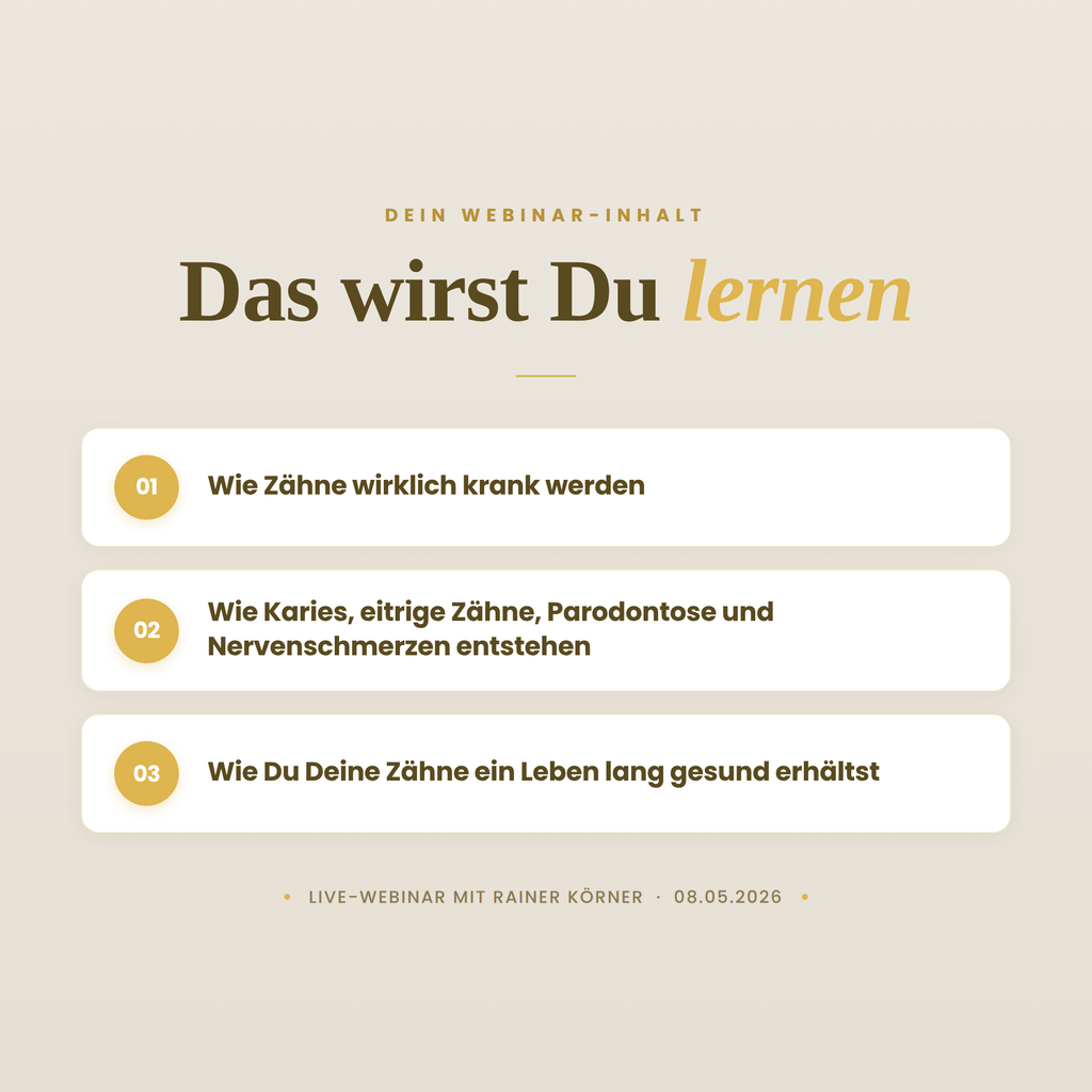 Gesunde Zähne – ein Leben lang | Aufzeichnung